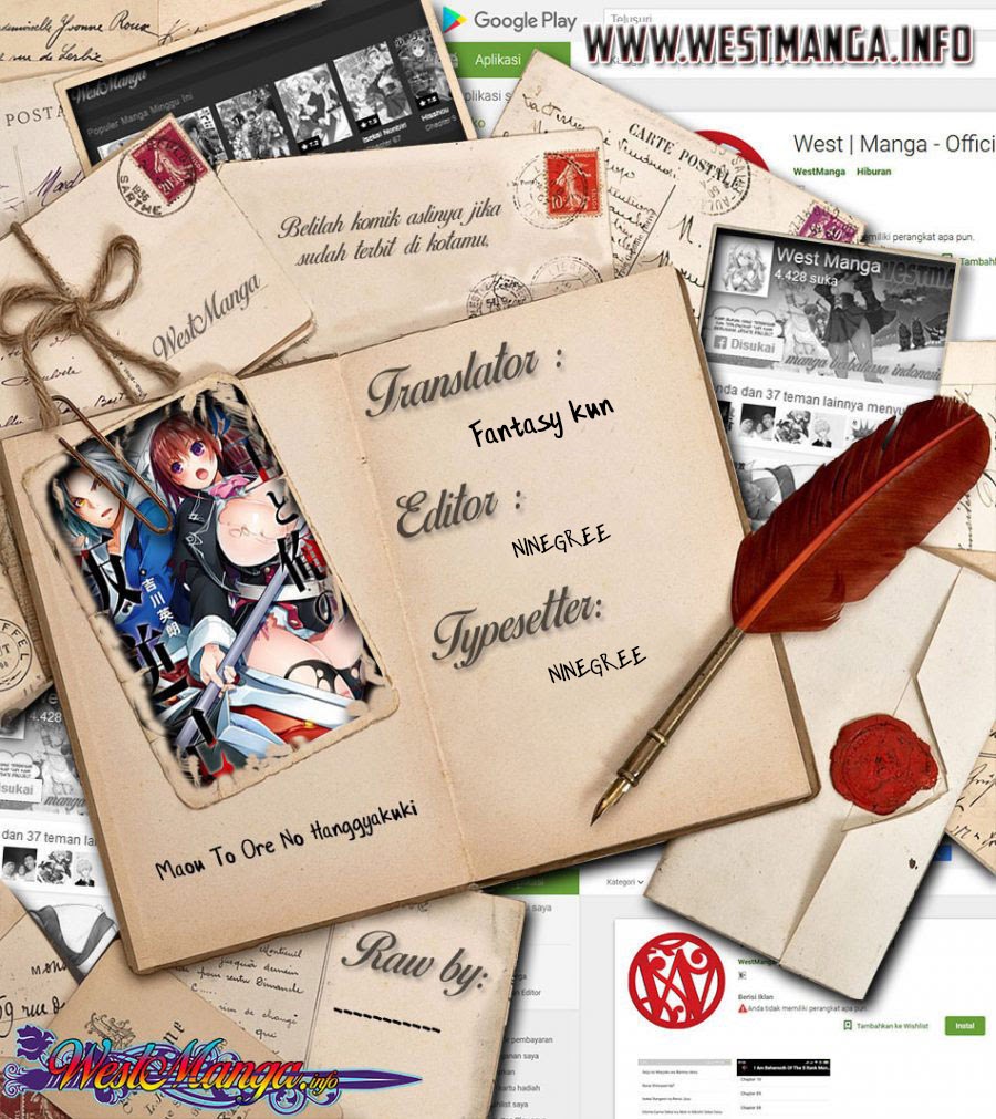 Maou to Ore no Hanggyakuki Chapter 14 Bahasa Indonesia